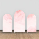 Elegant Gradient Rosa Marmor Party Bogen Hintergrund Bausatz